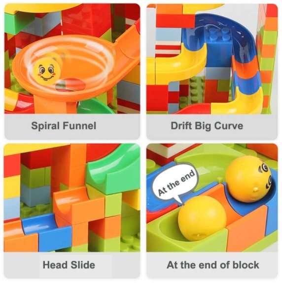 RunMaze™ Blocuri de construcție Joc Educational (168 piese) - ShopGuru